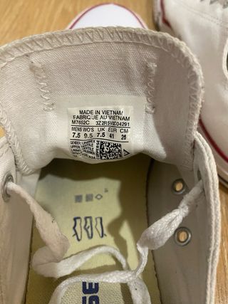 Converse Blancas Talla 41