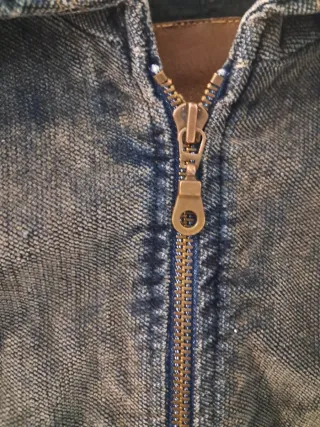 Chaqueta estilo vaquera verde oliva