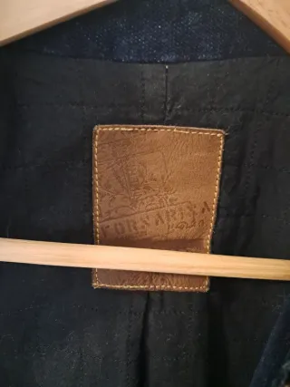 Chaqueta estilo vaquera verde oliva