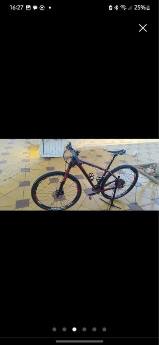 Bicicleta Merida Carbono