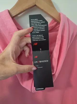 Vestido Sudadera New Balance Rosa