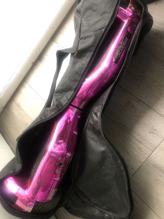 Hoverboard con asiento rosa
