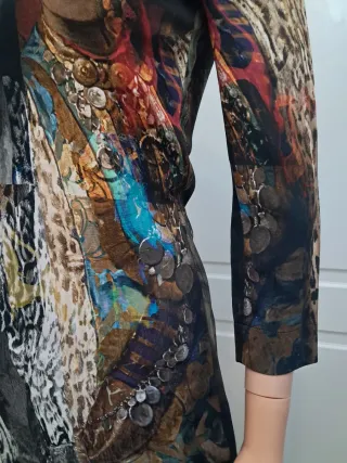 Vestido estampado Just Cavalli vintage