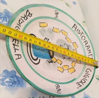 Piatto Ristorante Gigiole Brisighella 1984