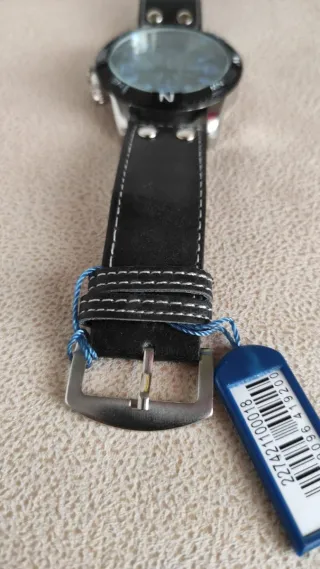 Reloj Timetech Hombre Negro y Azul