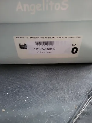 Zapatos vestir niño Angelitos negro talla 40