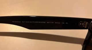 Gafas de sol Ray-Ban Wayfarer Reverse Negras