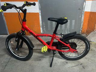 Bicicleta Infantil Aluminio Roja