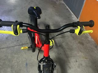 Bicicleta Infantil Aluminio Roja