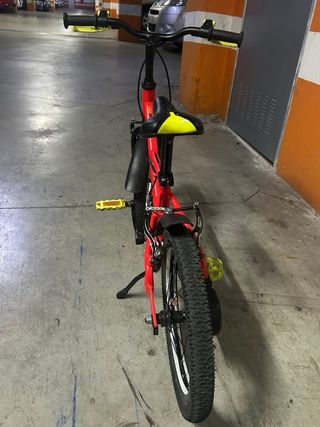 Bicicleta Infantil Aluminio Roja