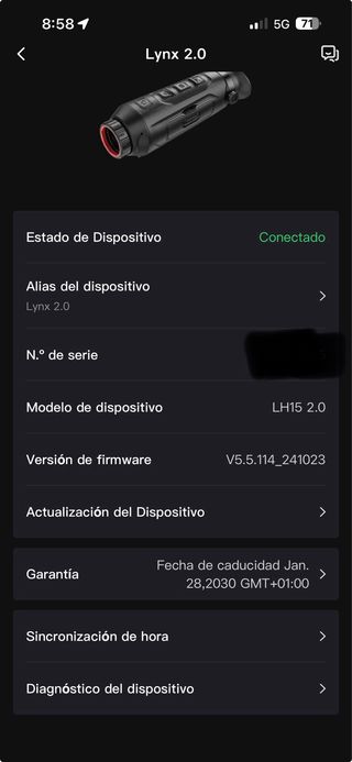 Monocular térmico HIKMICRO Lynx 2.0 LH15. Factura