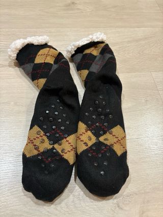 REGALO* calcetines hombre borreguito antideslizant