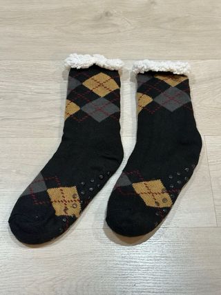 REGALO* calcetines hombre borreguito antideslizant