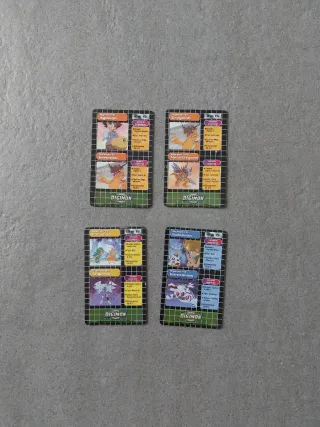 Carte Digimon Lenticolari Bandai 1999