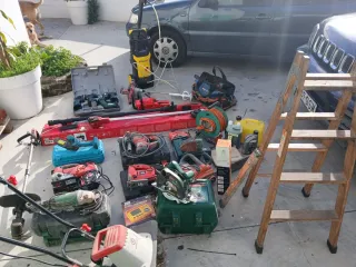 Lote de herramientas para jardín y hogar