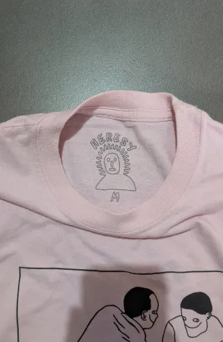 Camiseta Heresy Manga Larga Chill Rosa