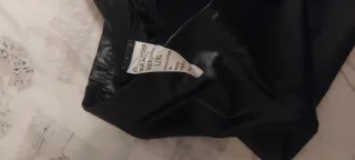 Leggings ecopelle vita alta taglia L