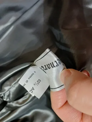 Cappotto trapuntato grigio