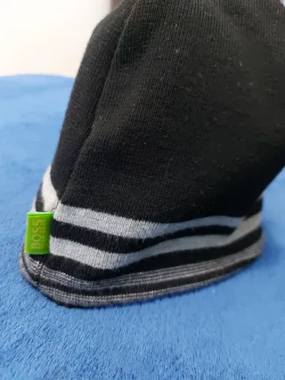 Berretto Hugo Boss Grigio e Nero