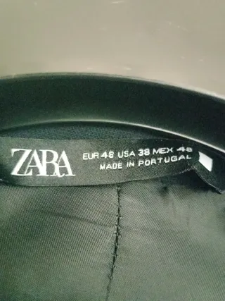 Traje Zara Azul Marino Talla 48 Poco Usado