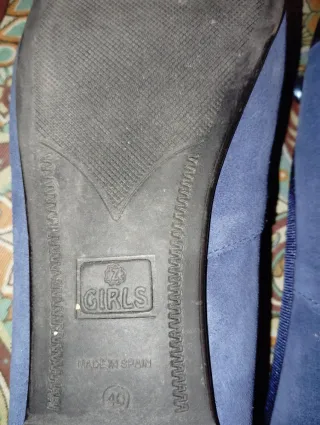 Manoletinas ZGirls Azul Niña