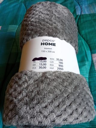 Coperta Pepco Grigia 150x200cm