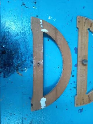 Pareja transportadores madera años 70