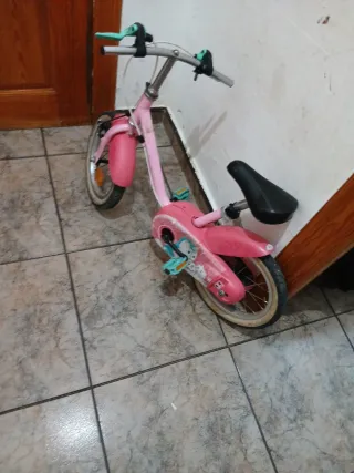 Bicicleta infantil rosa