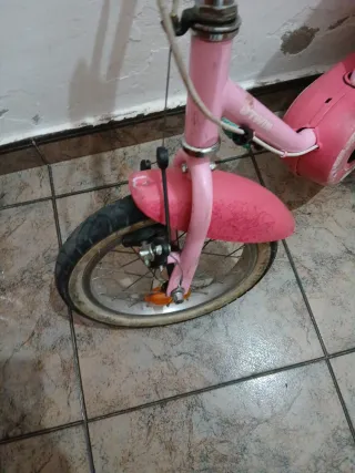 Bicicleta infantil rosa