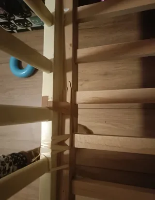 Cuna de bebé de madera (incluye colchón)