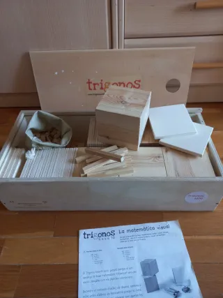 Bloques Madera Base 10 Trigonos