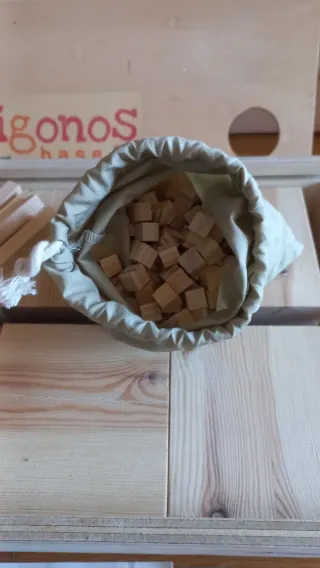 Bloques Madera Base 10 Trigonos