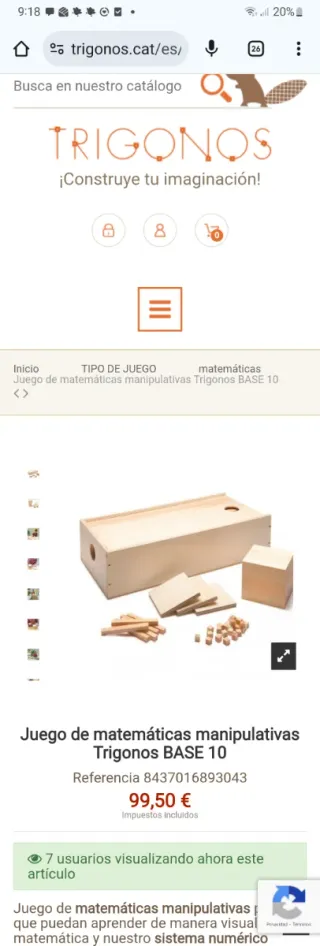 Bloques Madera Base 10 Trigonos