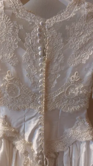 Vestido de Novia Encaje y Satén