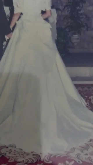 Vestido de Novia Encaje y Satén