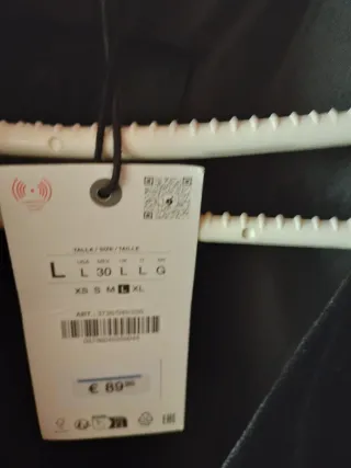 Abrigo Zara Negro Talla L