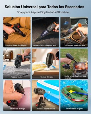 Aspiradora SEALIGHT 21000Pa 9 en 1