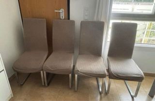 Pack conjunto de 4 Sillas Comedor Tapizadas