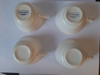 Juego de café San Claudio blanco