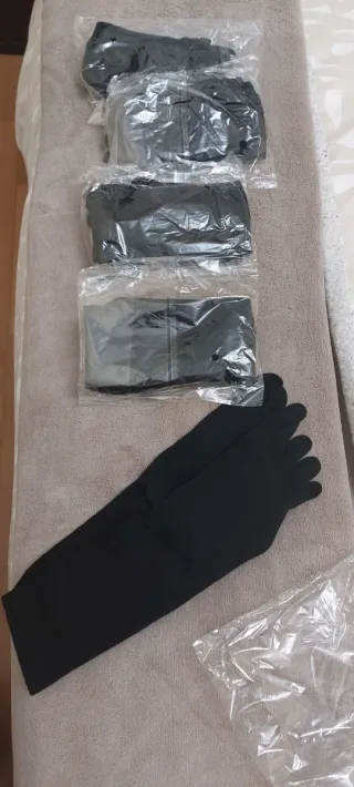 5 pares calcetines dedos separados negros. Nuevos.