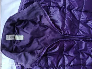 Anorak morado talla S mujer/niña