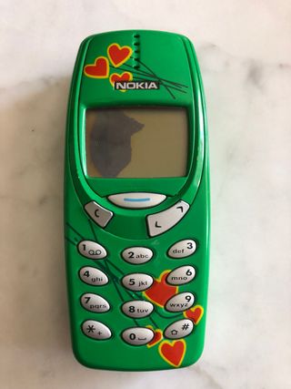 Nokia 3310 verde corazones para piezas