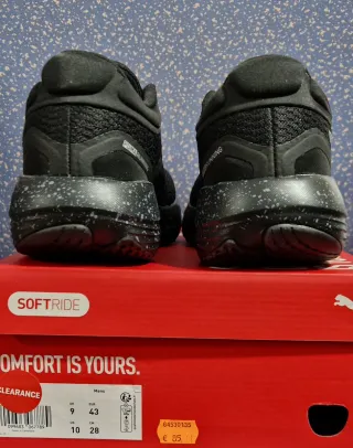 Zapatilla Puma De Trainer Scend Pro Negro Plata.