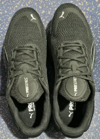 Zapatilla Puma De Trainer Scend Pro Negro Plata.