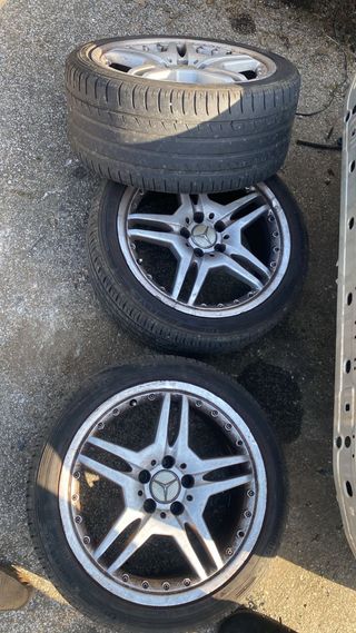 Llantas réplica AMG 18” doble medida (4 unidades)