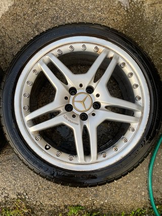 Llantas réplica AMG 18” doble medida (4 unidades)