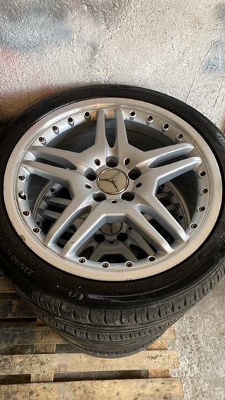 Llantas réplica AMG 18” doble medida (4 unidades)