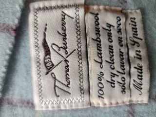 Bufanda Burberry Azul y Morado