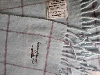 Bufanda Burberry Azul y Morado