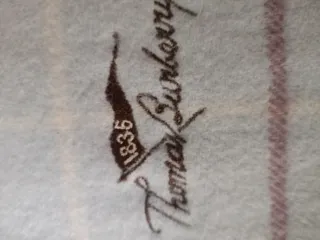 Bufanda Burberry Azul y Morado